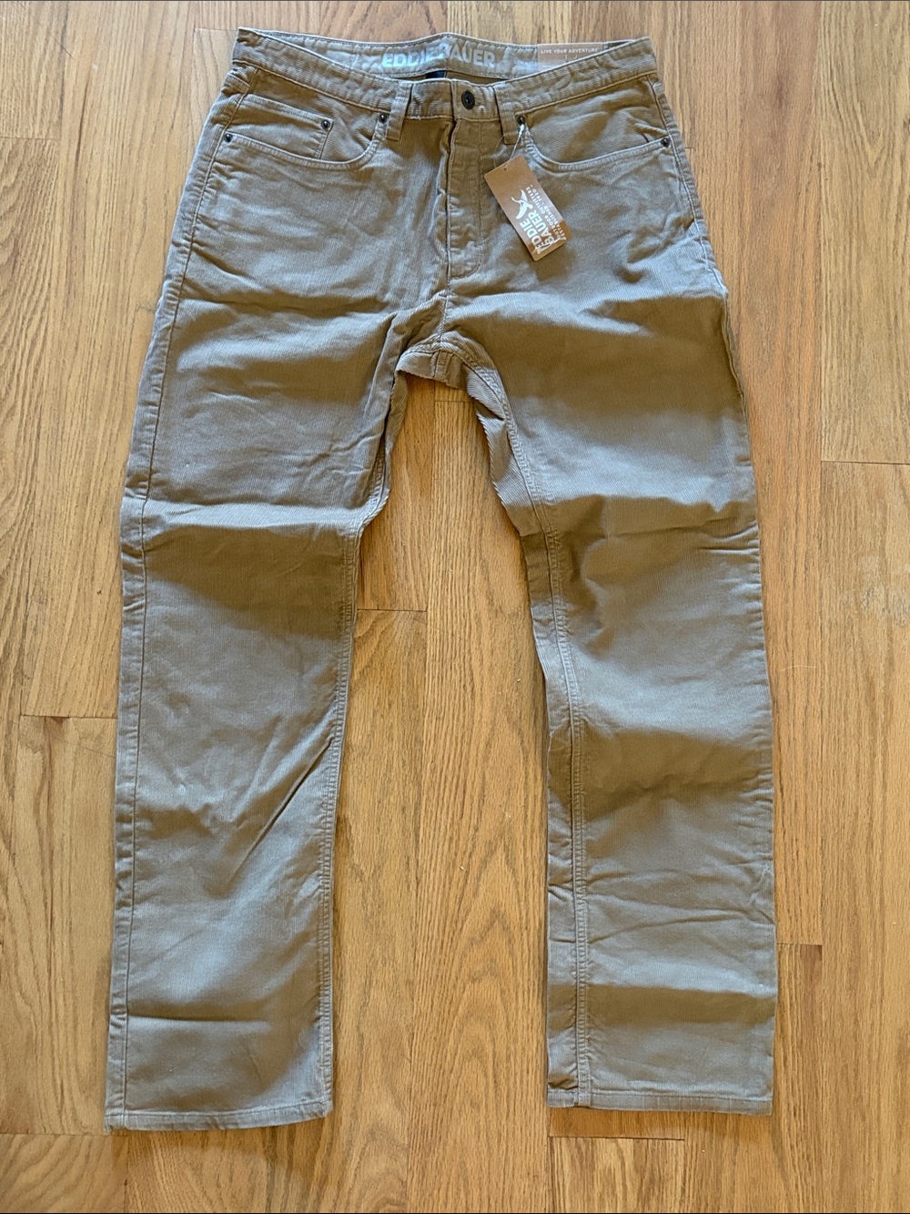 Eddie Bauer Men's Straight Jeans - Tan